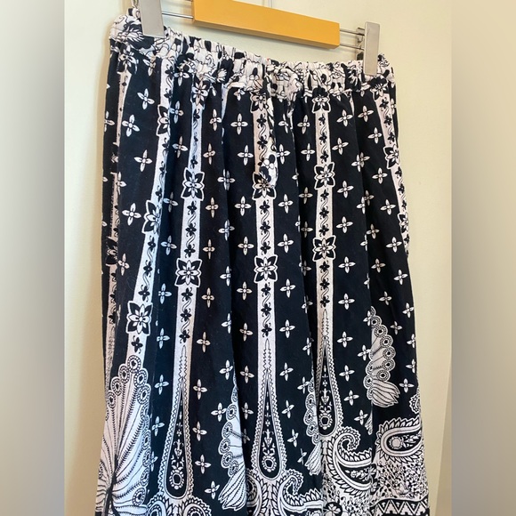 Boho 100% Cotton Maxi Skirt made in India Free Size Hippie Cottagecore Festival - Picture 5 of 9